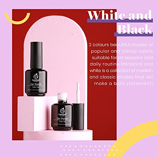 Black White Gel Polish Kit Black White Gel Polish Kit